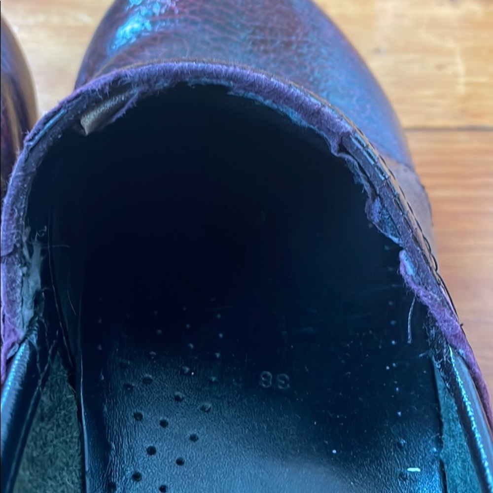 Dansko Red Clogs, Size 38 - image 5